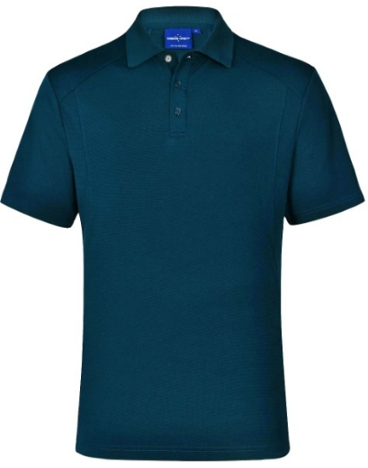 Picture of Winning Spirit Mens Lucky Bamboo Polo Shirt 50% Polyester 50% Bamboo